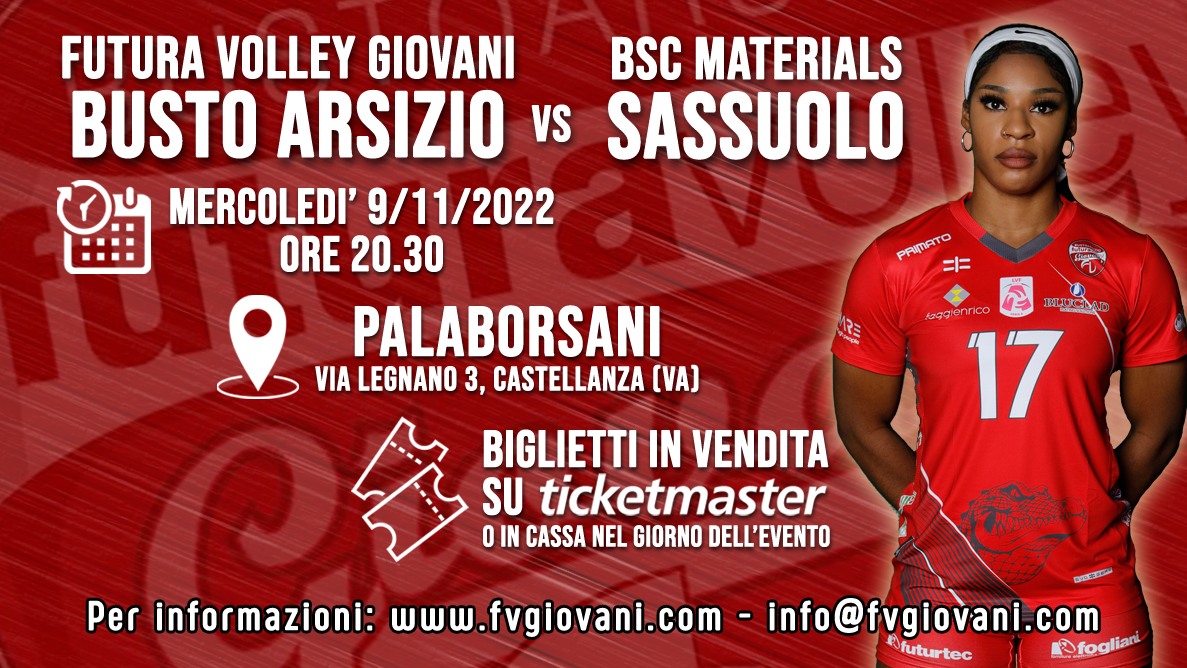 Futura Volley Giovani Busto Arsizio – BSC Materials Sassuolo post thumbnail image